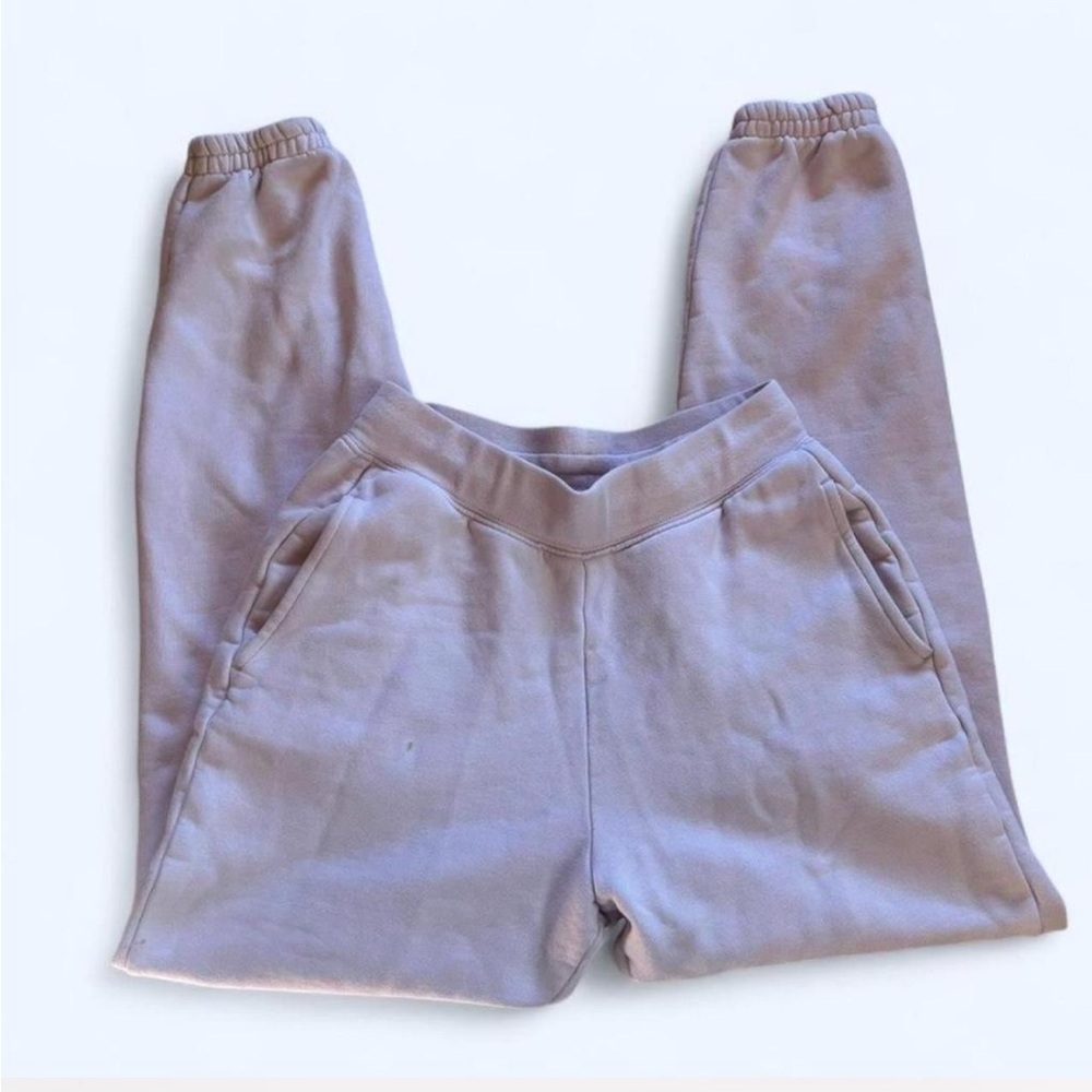 Girlfriend Collective XXS light purple joggers